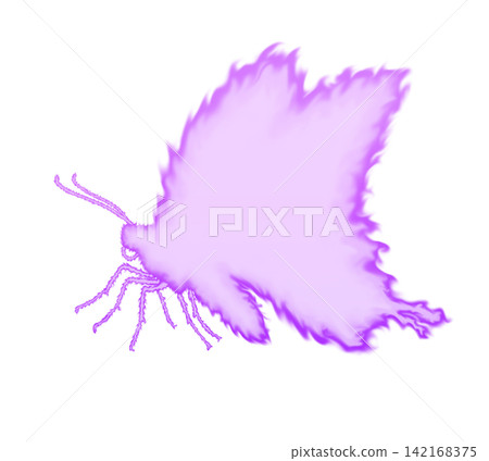 Flame butterfly silhouette (purple) Flame butterfly silhouette (purple) 142168375