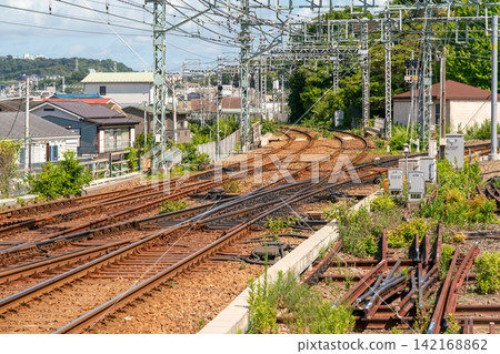 branch point of railway line branch point of railway line 142168862