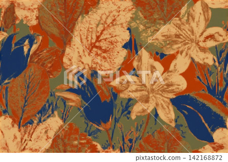 Abstract pattern. abstract floral and geometric print pattern for textile design and fabrics. seamless abstract brush digital print pattern Abstract pattern. abstract floral and geometric print pattern for textile design and fabrics. seamless abstract brush digital print pattern 142168872
