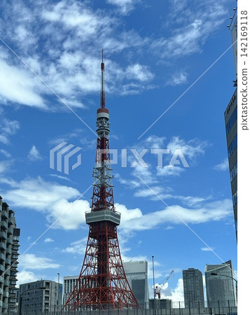 藍天下閃耀的東京塔 藍天下閃耀的東京塔 142169118