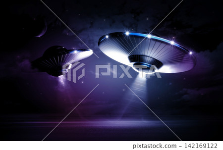 ufo, spaceship, spacecraft 142169122