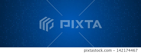 Abstract blue technology background with glowing square particles. Digital mosaic pattern. Blue grid texture with dynamic pixels. Futuristic data or network concept. Vector Illustration Abstract blue technology background with glowing square particles. Digital mosaic pattern. Blue grid texture with dynamic pixels. Futuristic data or network concept. Vector Illustration 142174467