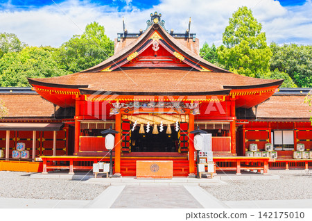 Fujisan Hongu Sengen Taisha Shrine, worship hall, Fujinomiya City Fujisan Hongu Sengen Taisha Shrine, worship hall, Fujinomiya City 142175010