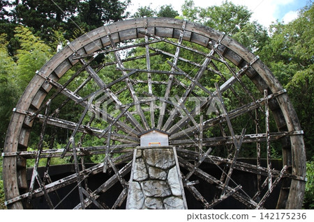 Large watermills in the countryside Large watermills in the countryside 142175236