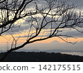 Sunset and Mt. Fuji 142175515