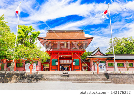 富士山本宮淺間大社塔門 富士宮市 142176232