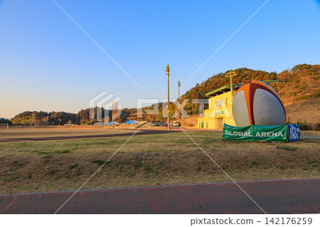 Global Arena, a multi-purpose sports complex located in Munakata City, Fukuoka Prefecture. Global Arena, a multi-purpose sports complex located in Munakata City, Fukuoka Prefecture. 142176259