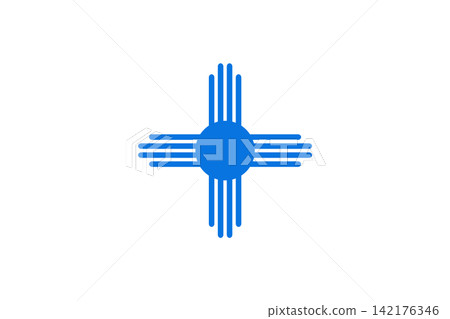 Blue Zia sun symbol a minimalist emblem that evokes New Mexico heritage and tribal geometry ideal for logos, posters, branding, and cultural design projects Blue Zia sun symbol a minimalist emblem that evokes New Mexico heritage and tribal geometry ideal for logos, posters, branding, and cultural design projects 142176346