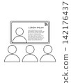 Digital Remote Learning Classroom and Online Education Concept 142176437