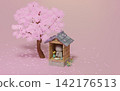 Jizo Hall and Cherry Blossoms 142176513