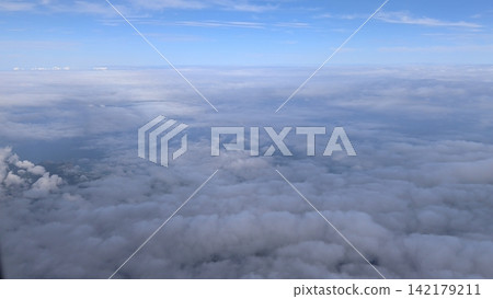 Cloud seen from an airplane Cloud seen from an airplane 142179211