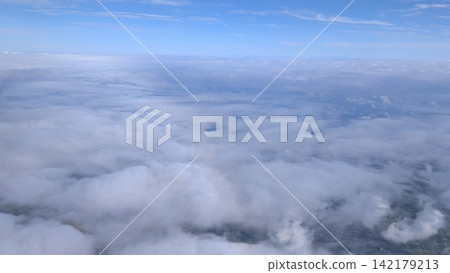 Cloud seen from an airplane Cloud seen from an airplane 142179213