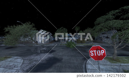 ruined city landscape ruined city landscape 142179302