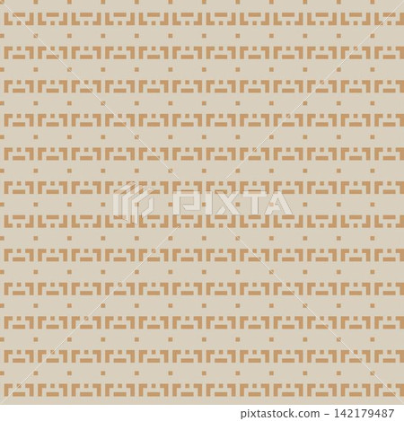 Brown Geometric Texture Knitting Grid seamless pattern design for fashion and home textiles, graphics, knitwear and backgrounds 142179487