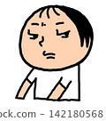 A person with a cold gaze 142180568