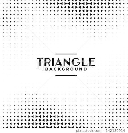 abstract black halftone triangle shape texture backdrop 142180914