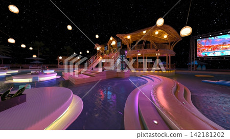 Outdoor leisure pool Outdoor leisure pool 142181202