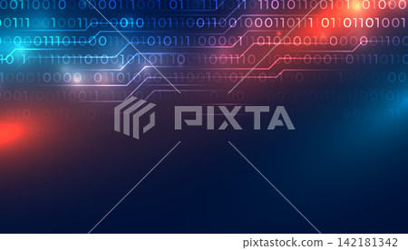digital zero and one binary code techno concept background design digital zero and one binary code techno concept background design 142181342