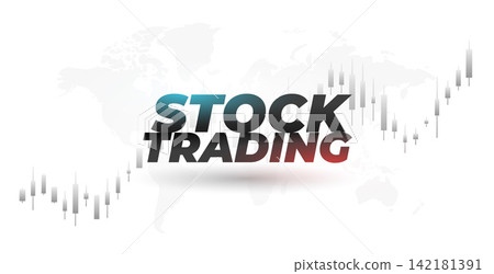 financial market stock trading chart pattern background financial market stock trading chart pattern background 142181391