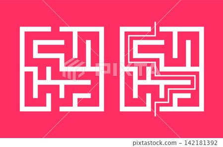 find your way to success with labyrinth puzzle pattern banner find your way to success with labyrinth puzzle pattern banner 142181392