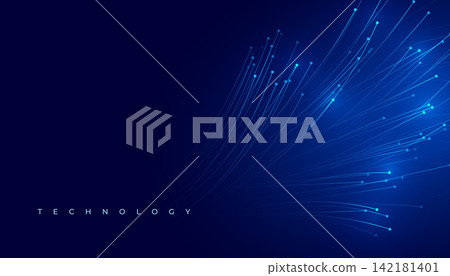 futuristic abstract blue digital tech lines on dark background futuristic abstract blue digital tech lines on dark background 142181401