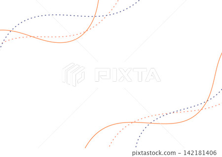 geometric curvy retro lines banner in minimal style geometric curvy retro lines banner in minimal style 142181406