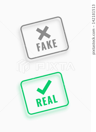 isolated fake or real approved rejected stamp design isolated fake or real approved rejected stamp design 142181513