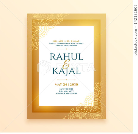 make your indian wedding card flyer stand out with a beautiful design make your indian wedding card flyer stand out with a beautiful design 142181605