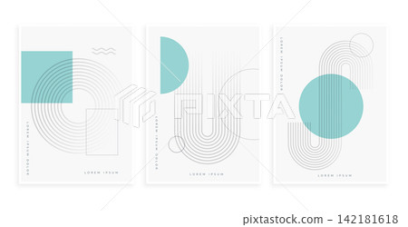 minimal bauhaus lines organic shape template in set minimal bauhaus lines organic shape template in set 142181618