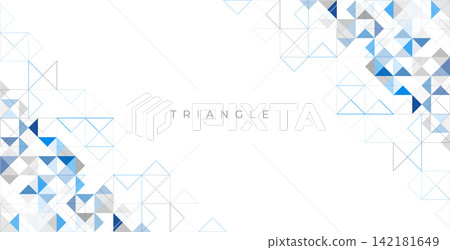 modern style linear geometric triangle shape background 142181649