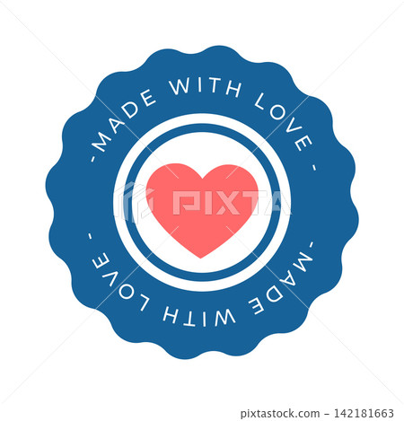 nice made with love badge background for homemade products nice made with love badge background for homemade products 142181663