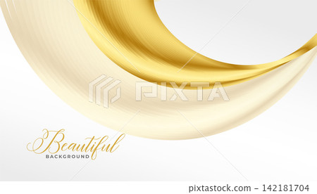 premium 3d style flowing pattern golden beautiful background premium 3d style flowing pattern golden beautiful background 142181704