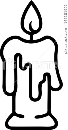 candle icon vector design template simple and clean candle icon vector design template simple and clean 142181902