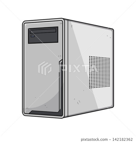 Computer desktop pc tower personal computing hardware Computer desktop pc tower personal computing hardware 142182362
