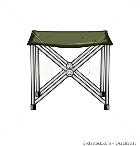 Portable camping stool folding for outdoor recreation 142182533