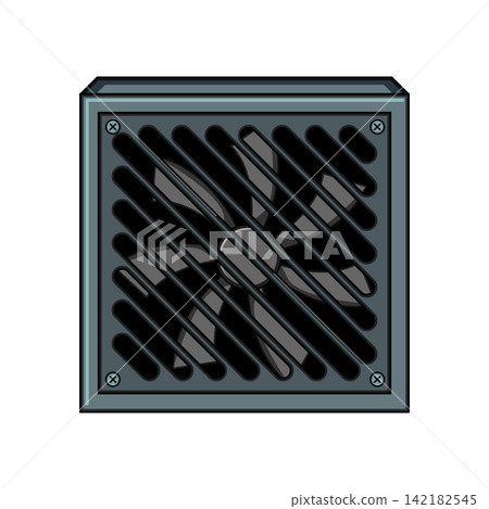 Computer power supply unit fan cooling technology Computer power supply unit fan cooling technology 142182545