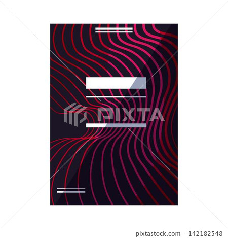 Abstract dynamic wave lines modern music poster design Abstract dynamic wave lines modern music poster design 142182548
