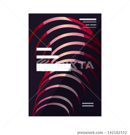 Abstract geometric music poster layout design Abstract geometric music poster layout design 142182552