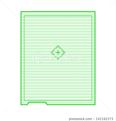 User interface scanline overlay green screen display User interface scanline overlay green screen display 142182573