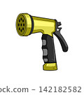 Garden hose nozzle for watering plants and lawns 142182582