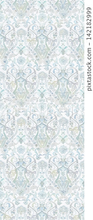 Collection of soft watercolor vintage floral vertical seamless pattern swatches Collection of soft watercolor vintage floral vertical seamless pattern swatches 142182999