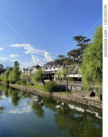 Waterfront scenery of the Kurashiki Bikan Historical Quarter Waterfront scenery of the Kurashiki Bikan Historical Quarter 142183195