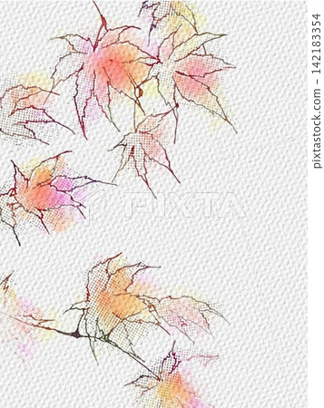 Autumn deepens as the maple leaves grow. Autumn deepens as the maple leaves grow. 142183354
