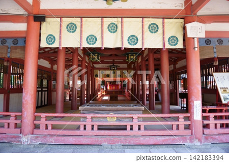 Tsushima Shrine, Interior of the Worship Hall (5), Aichi Prefecture Cultural Property Tsushima Shrine, Interior of the Worship Hall (5), Aichi Prefecture Cultural Property 142183394
