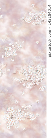 Collection of soft pastel watercolor vertical floral seamless pattern swatches Collection of soft pastel watercolor vertical floral seamless pattern swatches 142184014
