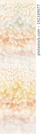 Collection of soft pastel watercolor vertical floral seamless pattern swatches Collection of soft pastel watercolor vertical floral seamless pattern swatches 142184077