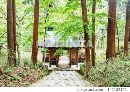 【滋賀縣東近江市】百齋寺:仁王門及寺廟入口 【滋賀縣東近江市】百齋寺:仁王門及寺廟入口 142184121