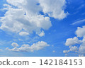 blue sky and white clouds 142184153