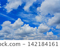 blue sky and white clouds 142184161
