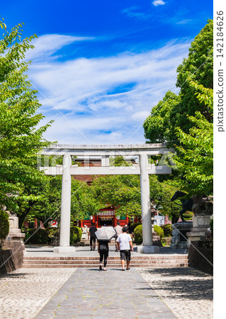 Fujisan Hongu Sengen Taisha Shrine, approach road, Fujinomiya City Fujisan Hongu Sengen Taisha Shrine, approach road, Fujinomiya City 142184626